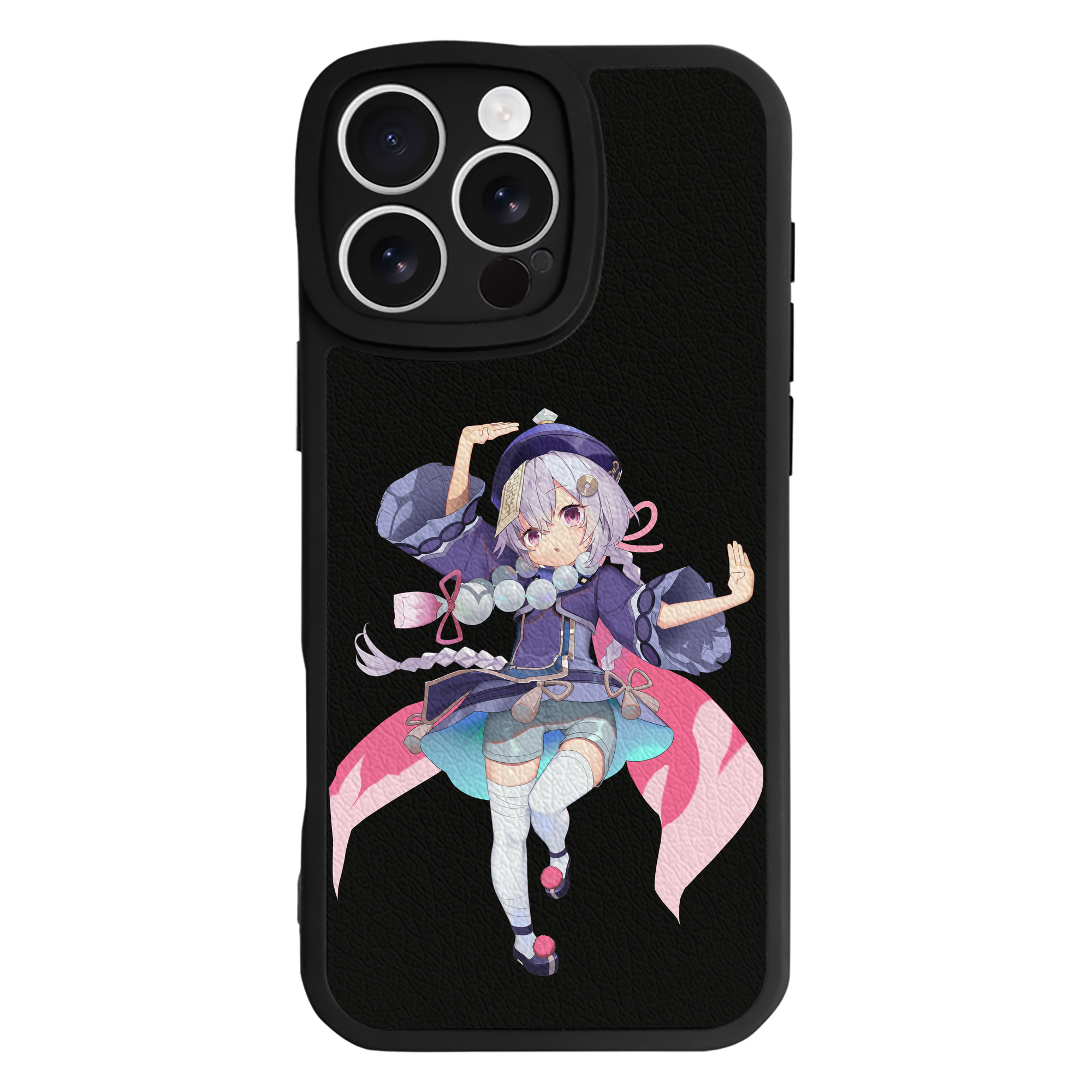 げんし神 七七 なな  genshin Nana 【iPhone 16シリーズ対応】シリコンスマホケース（レザー調） 材質：シリコン